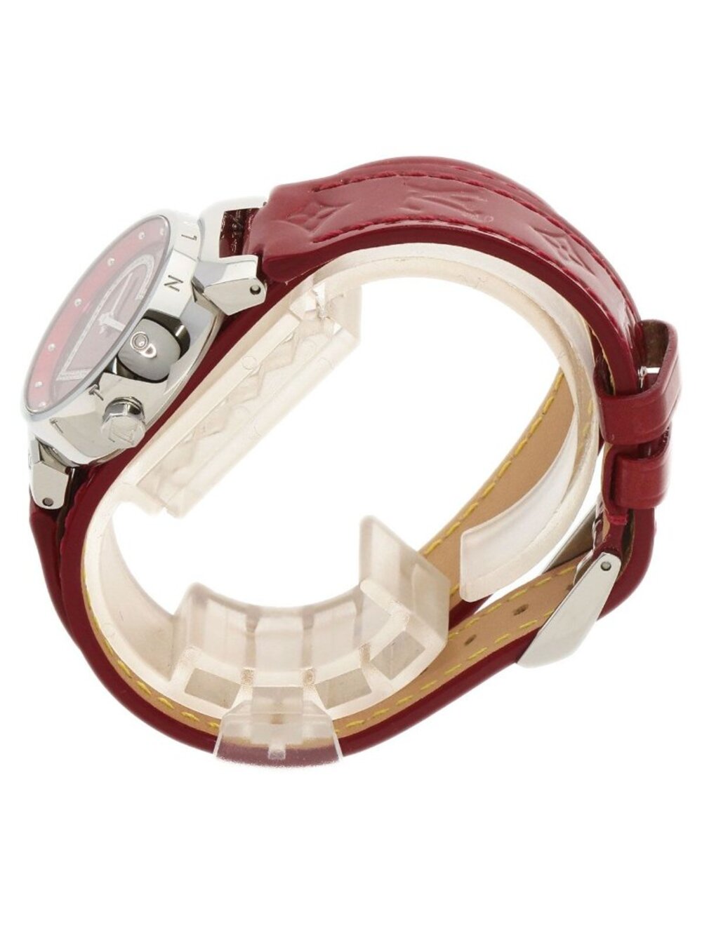 Louis Vuitton Tumble Heart Watch SS Leather - Picture 2 of 15